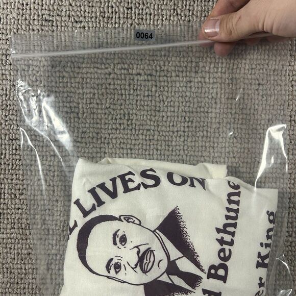 Vtg Martin Luther King 'The Dream Still Lives On' Single Stitch Shirt Large 90s - Picture 10 of 10